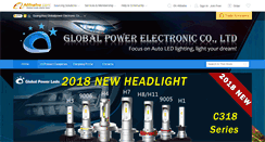 Desktop Screenshot of globalpowerled.com